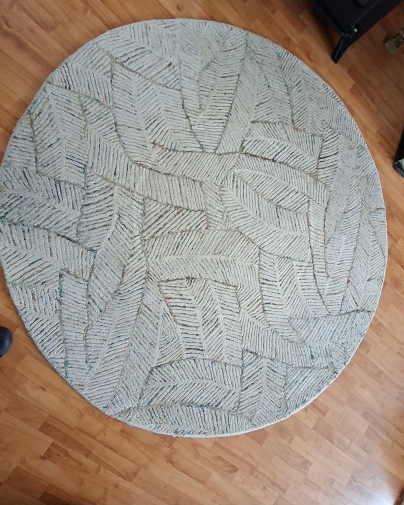 Rond vloerkleed, Ophalen, Rond