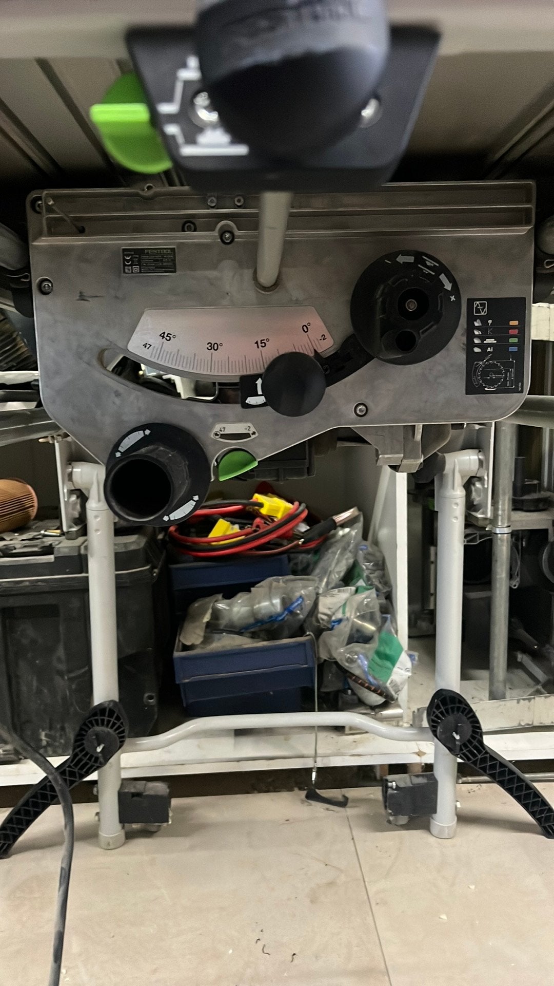 Festool cs 70 EG Trek-afkortzaag PRECISIO 2200w, Doe-het-zelf en Verbouw, Ophalen of Verzenden, Zo goed als nieuw, Afkortzaag
