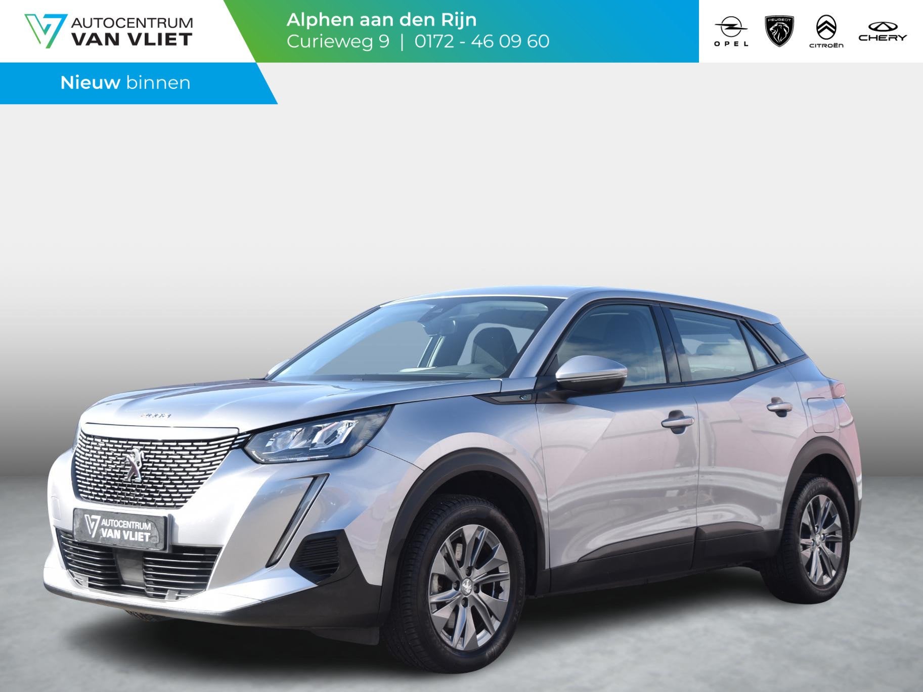 Peugeot e-2008 EV Active 50 kWh | CLIMATE CONTROL | PARKEERS, Auto diversen, Automaat, Elektrisch, SUV of Terreinwagen, Zilver of Grijs