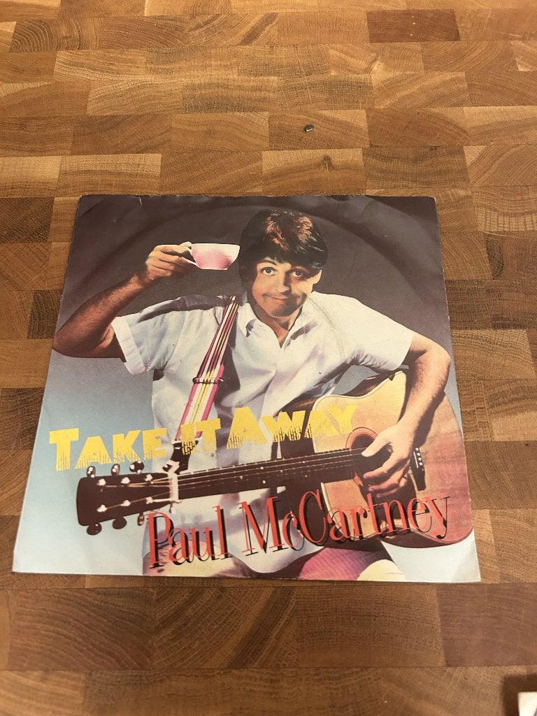 Paul McCartney take it away single, Ophalen of Verzenden, Gebruikt, Pop
