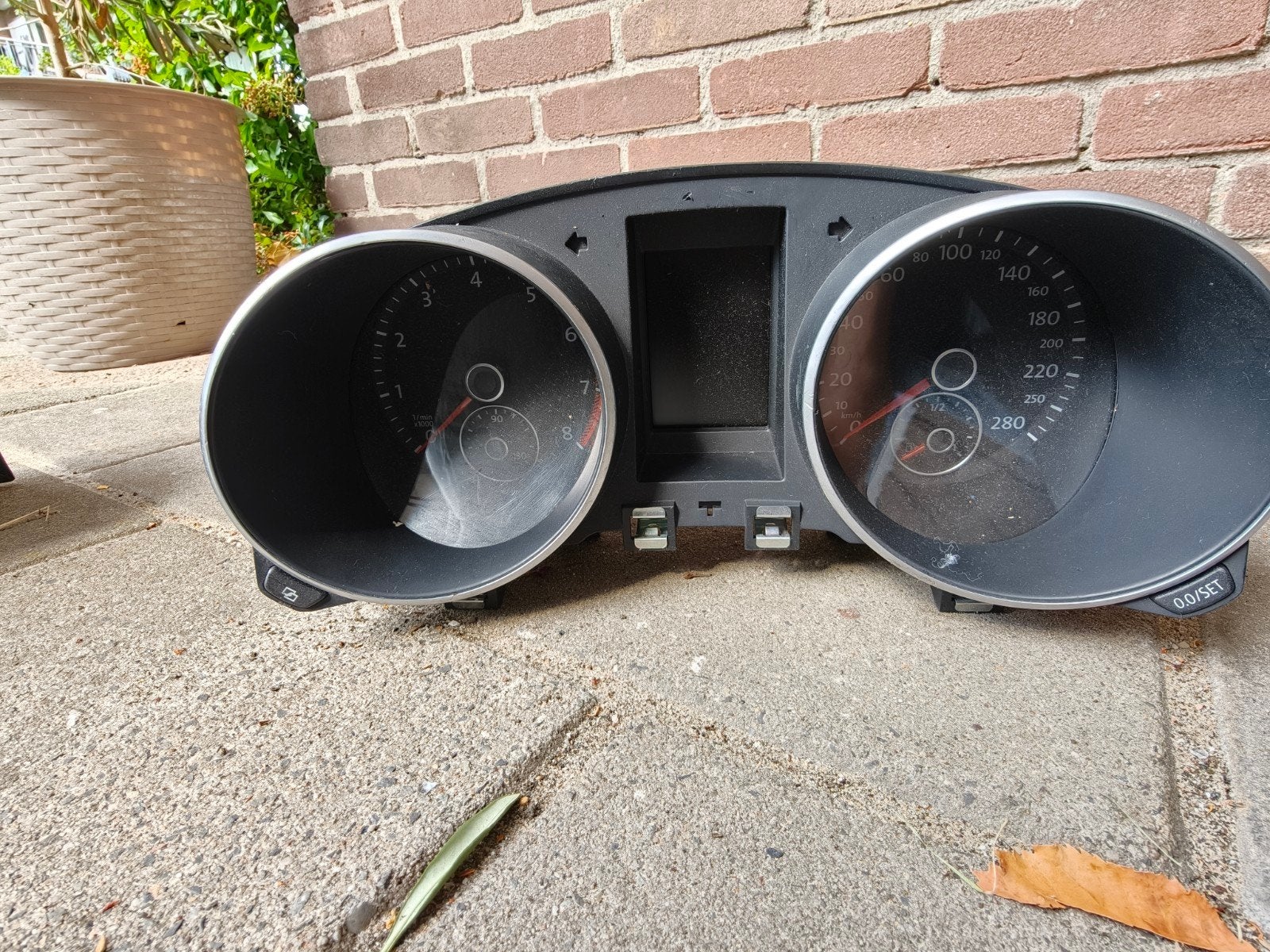 Volkswagen Golf 6 tellerklok 5K6920872 VDO, Ophalen of Verzenden, Gebruikt, Volkswagen