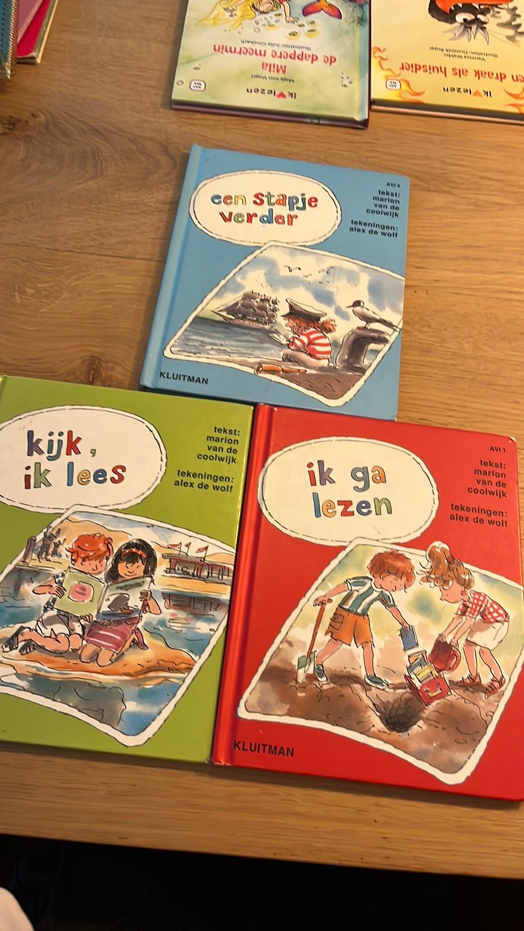 Kijk, ik lees & Ik ga lezen - Kluitman (2 boeken), Ophalen of Verzenden, Zo goed als nieuw, Fictie algemeen