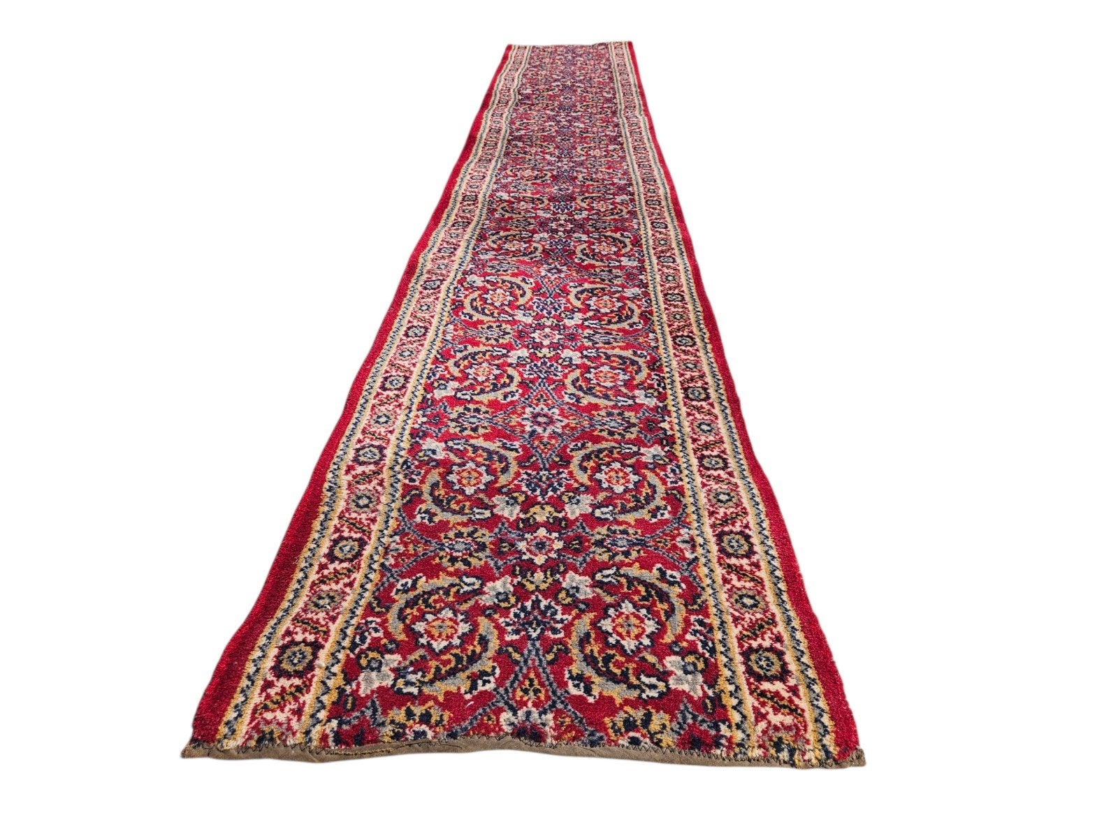 Prachtige vintage loper 50 x 306 cm, Gebruikt, 200 cm of meer, Rechthoekig, 50 tot 100 cm