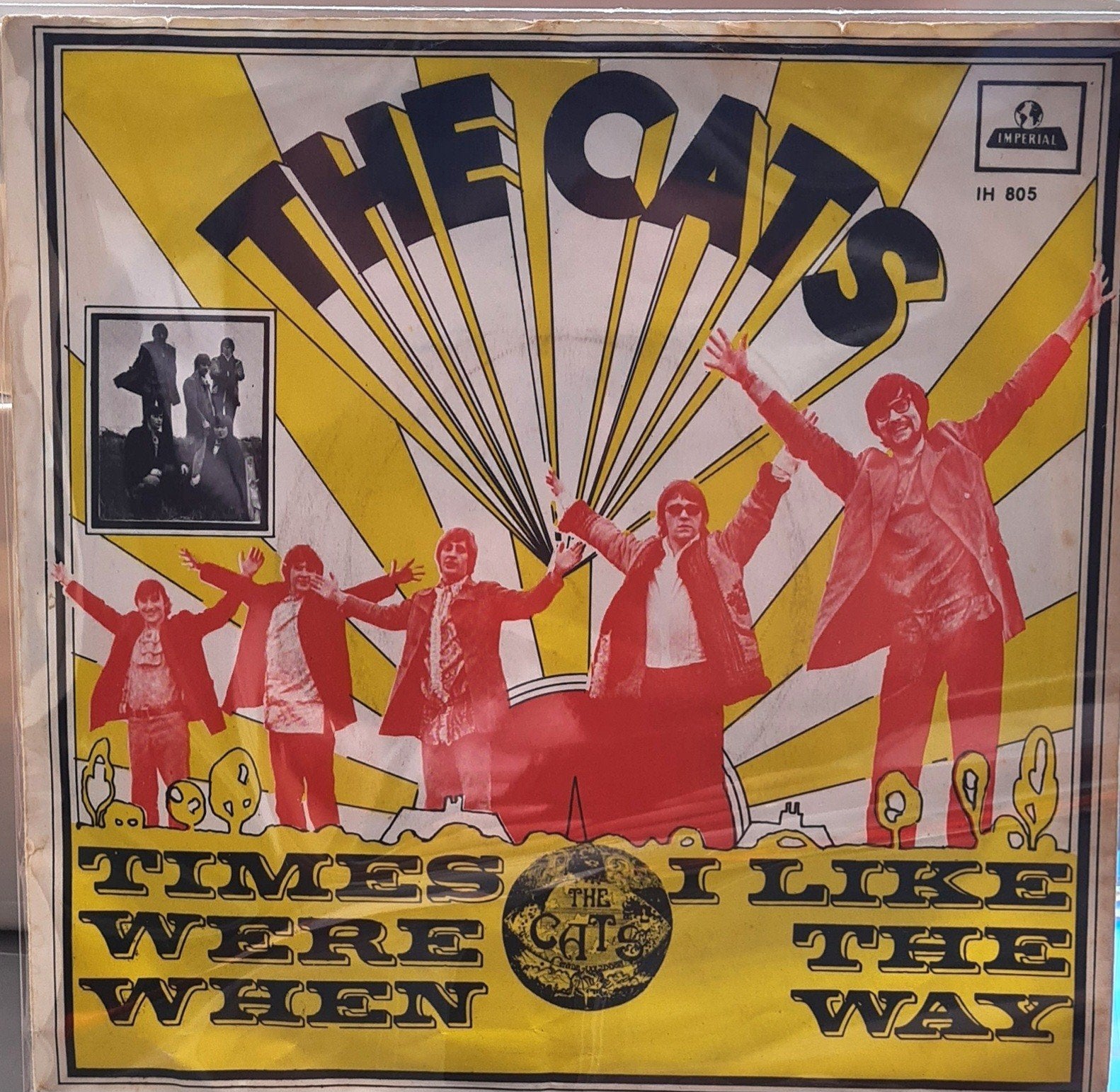 The Cats - Times Were When / I Like The Way - 7 inch vinyl, Ophalen of Verzenden, 7 inch, Pop, EP
