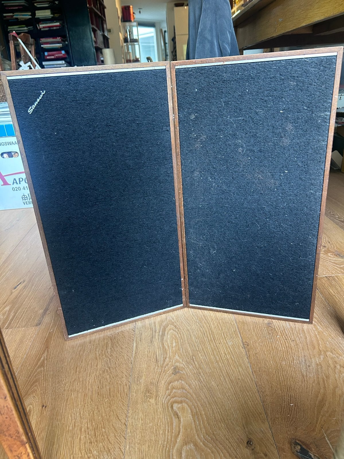 Vintage Sansui ES-200 Speakers - Klassiek Geluid, Audio, Tv en Foto, Luidsprekers, Gebruikt, Minder dan 60 watt, Front, Rear of Stereo speakers