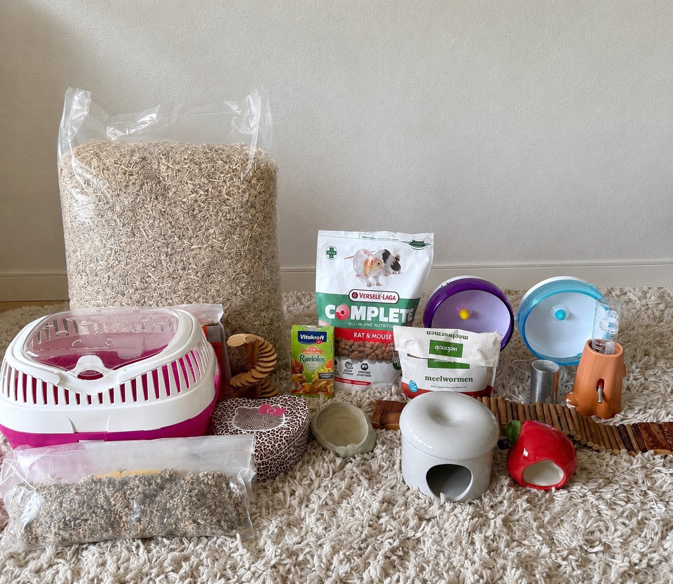 Grote startset voor muizen, gerbils of hamsters, Ophalen, Zo goed als nieuw