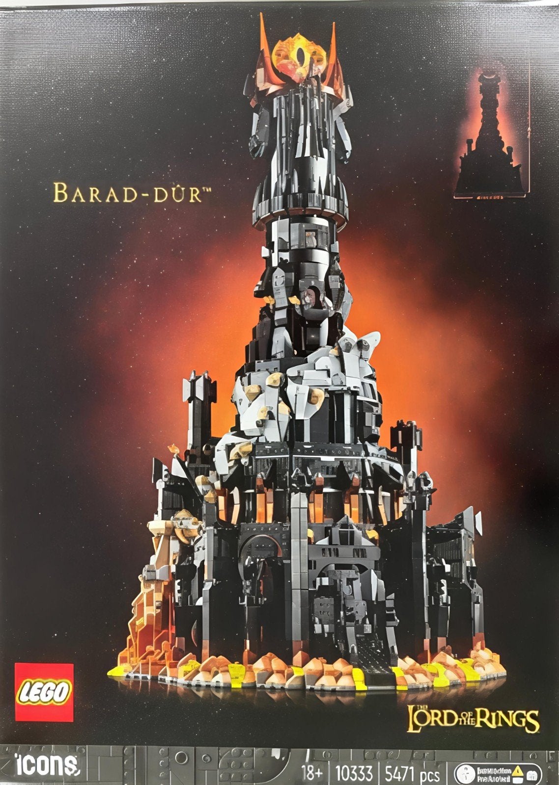 LEGO Barad-Dûr 10333, Verzenden, Nieuw