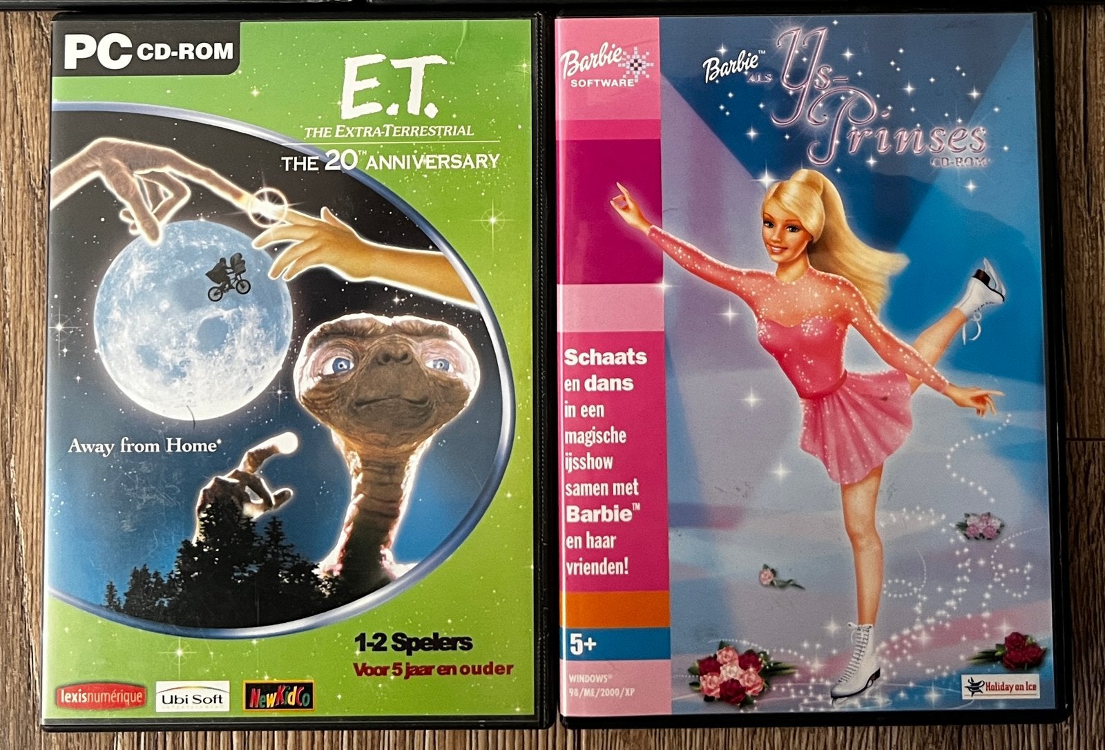 E.T. & Barbie als IJsprinses PC CD-ROM games, Spelcomputers en Games, Games | Pc, 1 speler, Ophalen of Verzenden, Gebruikt, Overige genres