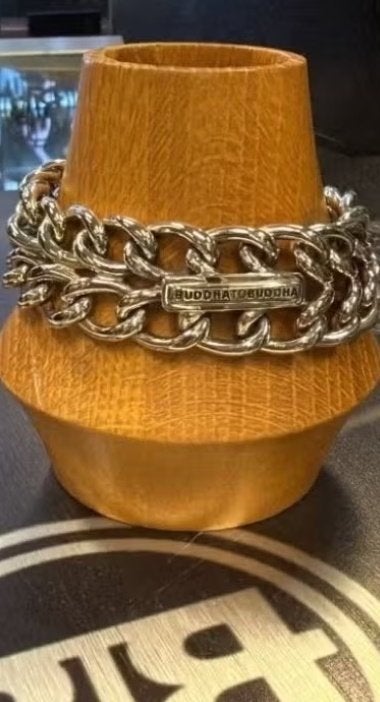 BUDDHA TO BUDDHA ARMBAND TYPE 055 F STEPHAN 22 CM € 549,00, Ophalen of Verzenden, Nieuw, Zilver, Zilver