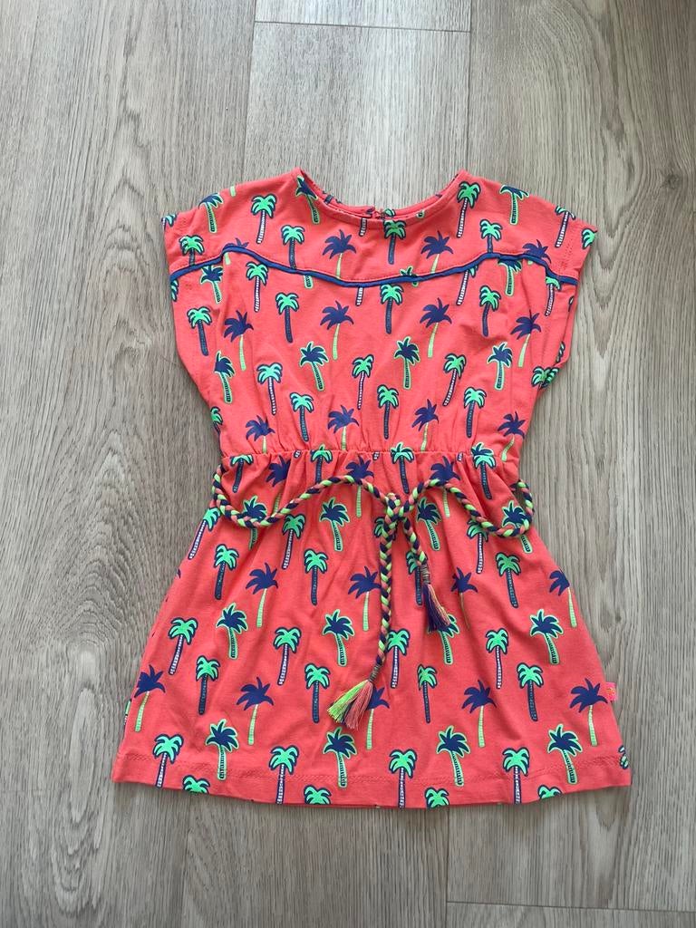 Someone jurk - palmboom - koraal rood - maat 92, Kinderen en Baby's, Ophalen of Verzenden, Zo goed als nieuw, Meisje, Jurk of Rok