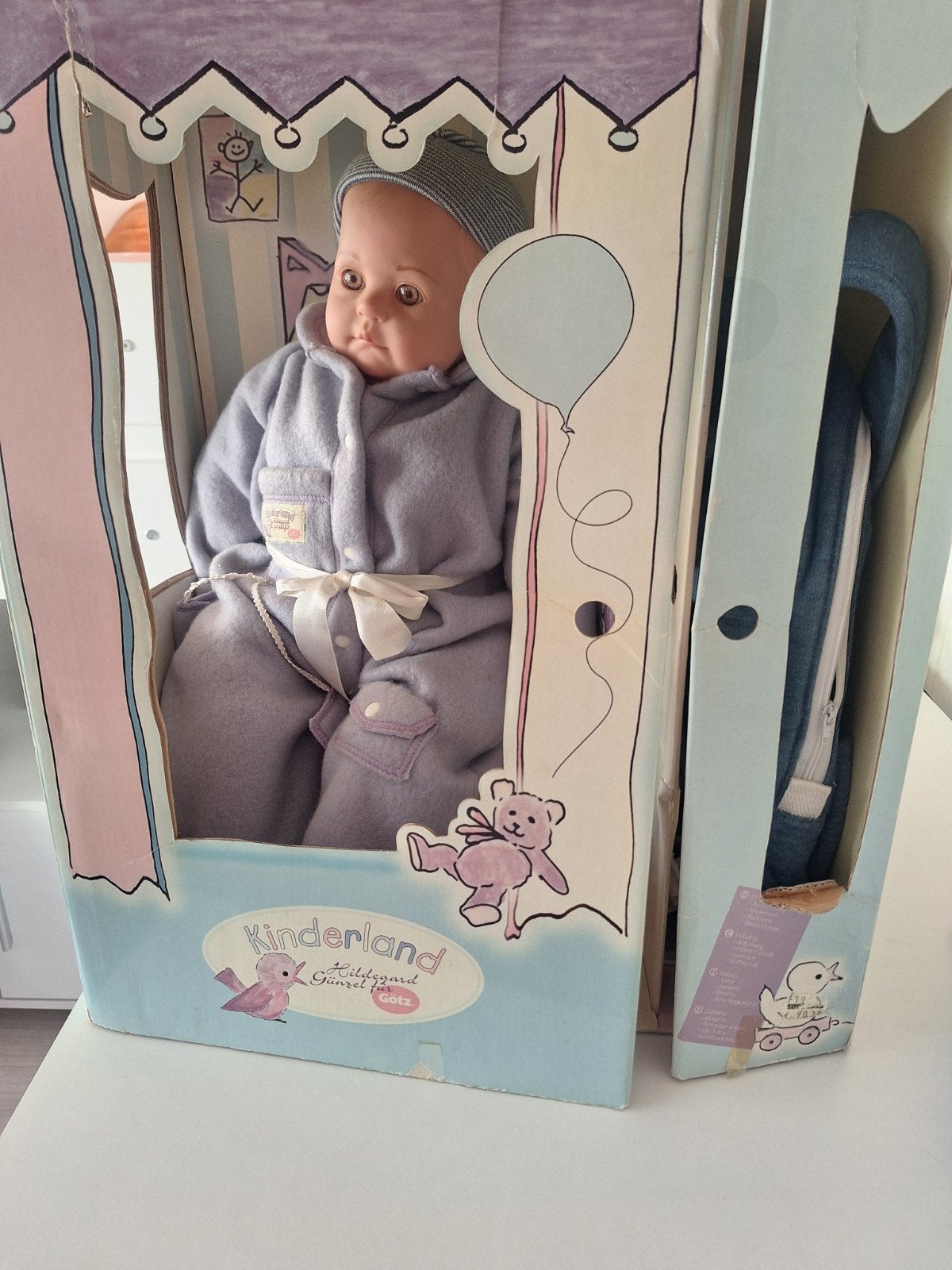 Götz pop Kindertraum 58cm met accessoires, Ophalen of Verzenden, Nieuw, Babypop