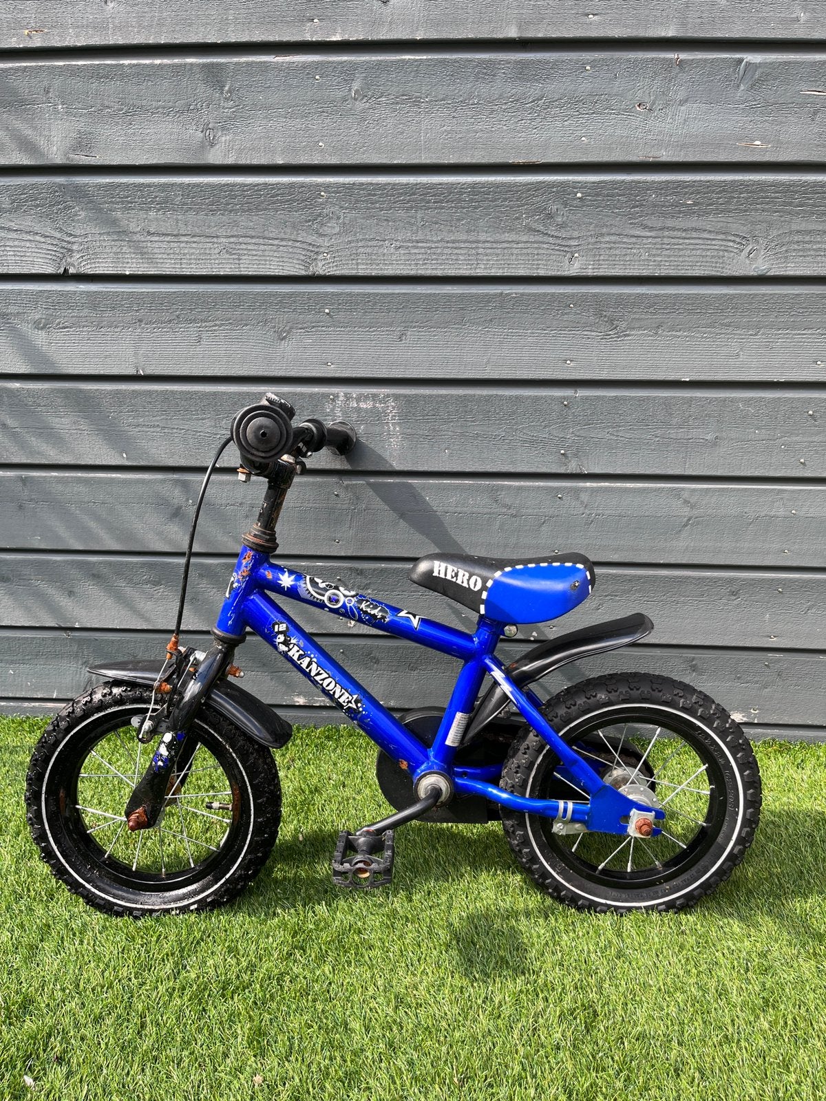 Kinderfiets 12 inch, Fietsen en Brommers, Fietsen | Kinderfietsjes, Ophalen, Terugtraprem, Zijwieltjes, Gebruikt