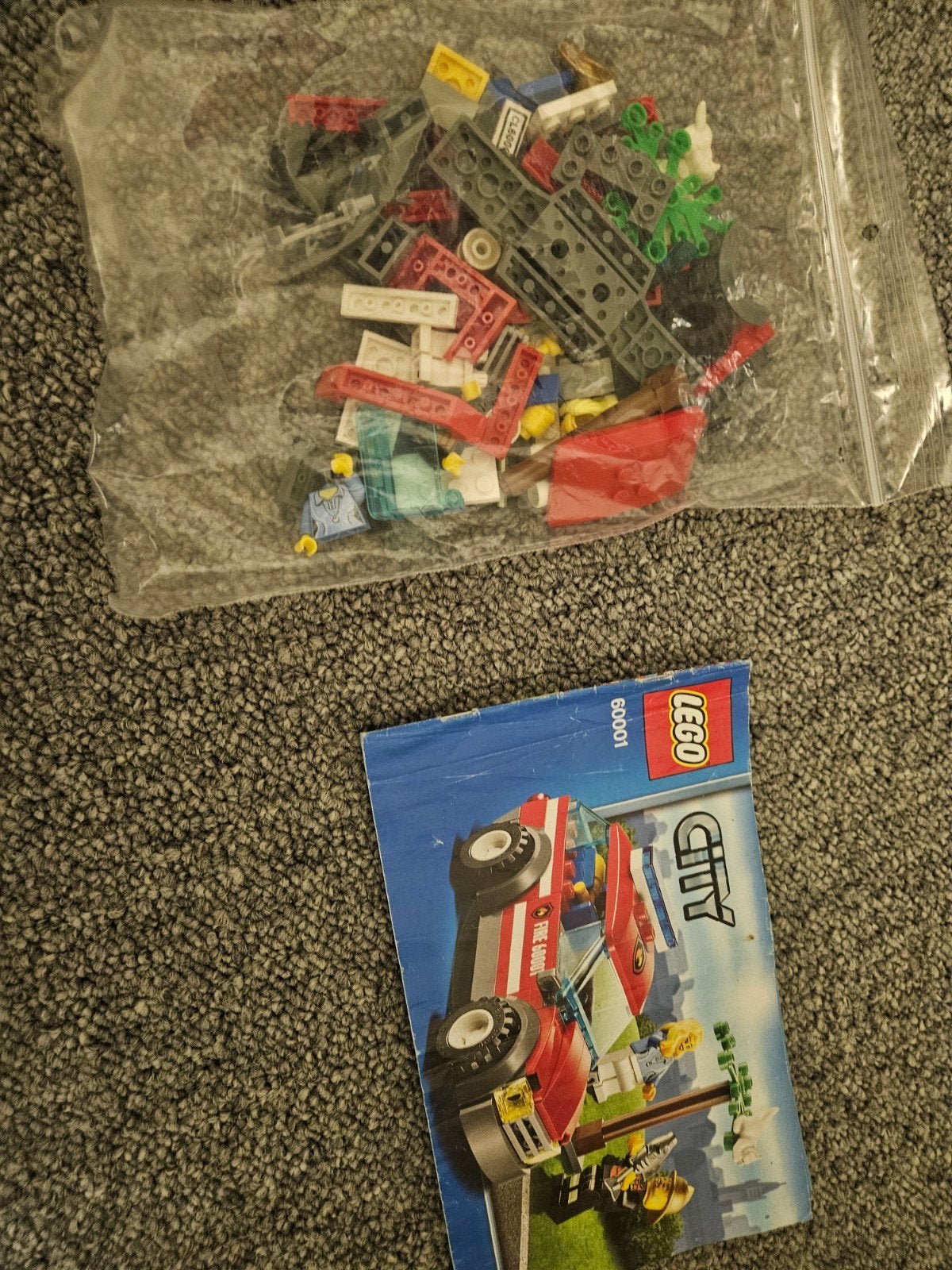 Brandweerwagen Legoset - Legoset 60001 - COMPLEET, Kinderen en Baby's, Speelgoed | Duplo en Lego, Compleet, Lego, Ophalen of Verzenden