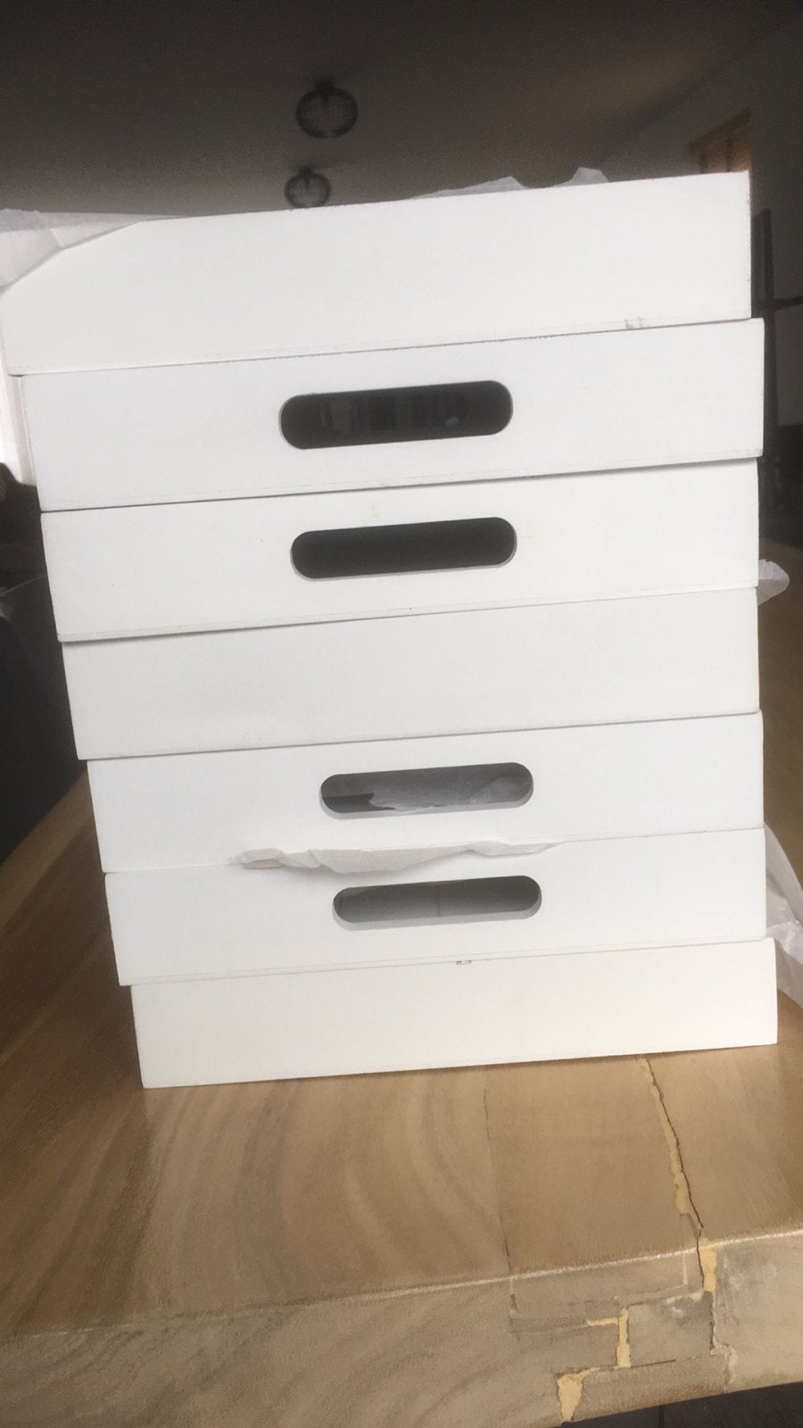Leuke houten lectuur planten decoratie bakjes  per stuk 5€, Ophalen of Verzenden, Nieuw