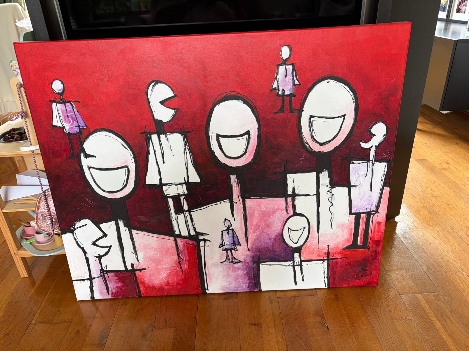 Schilderij Jos Gielen 100x80cm., Ophalen