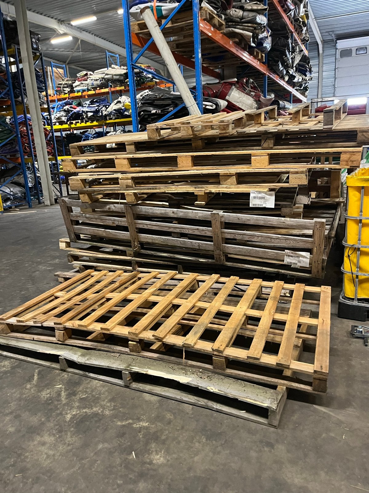 Diverse gebruikte houten pallets -, Ophalen, Gebruikt, Overige typen, 50 mm of meer