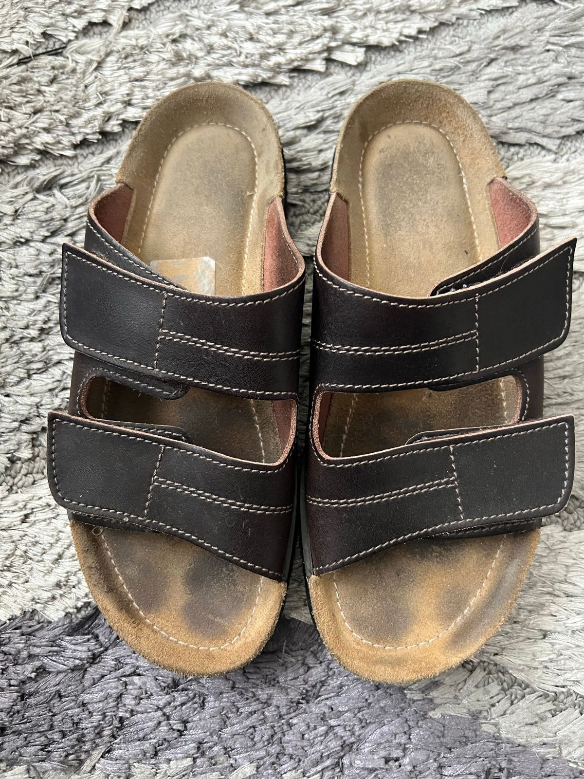 Rohde sandalen maat 40 - Comfortabele instappers, Ophalen of Verzenden, Gedragen, Bruin, Sandalen of Muiltjes