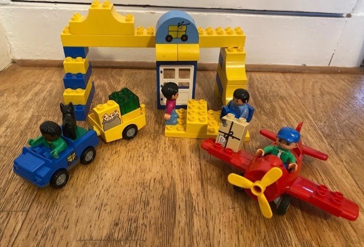 Lego Duplo postkantoor, Ophalen of Verzenden, Zo goed als nieuw, Duplo