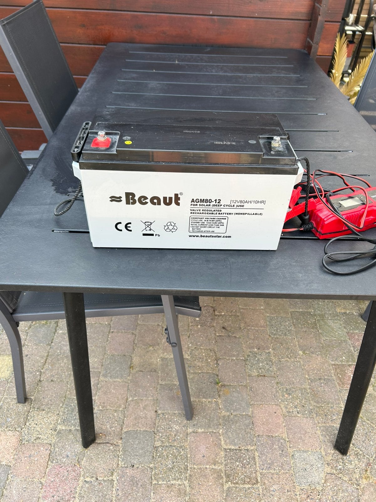 Accu voor o.a. caravan of boot, Ophalen, Zo goed als nieuw