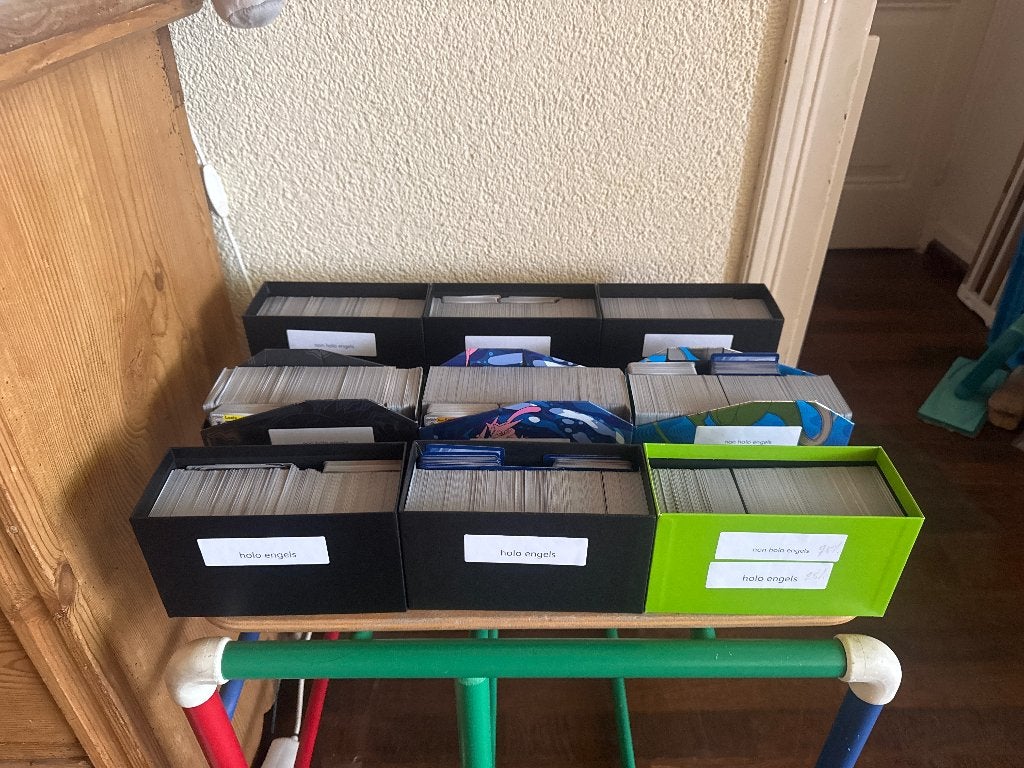 Pokémon engelse bulk kaarten (reverse) holo & non holo, Ophalen, Zo goed als nieuw, Meerdere kaarten, Foil