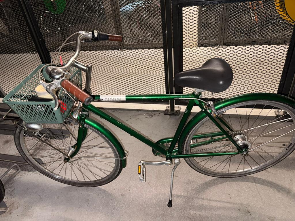 Veloretti creme caferacer groen fiets, Fietsen en Brommers, Ophalen of Verzenden, Minder dan 10 versnellingen, Overige merken