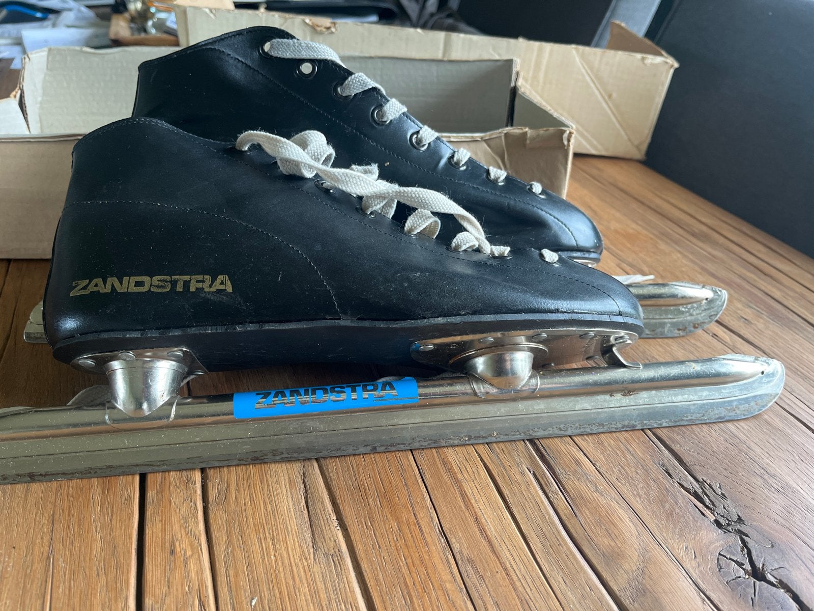 Zandstra noren schaatsen - Maat 45/46, Ophalen of Verzenden, Gebruikt, Noren, Zandstra