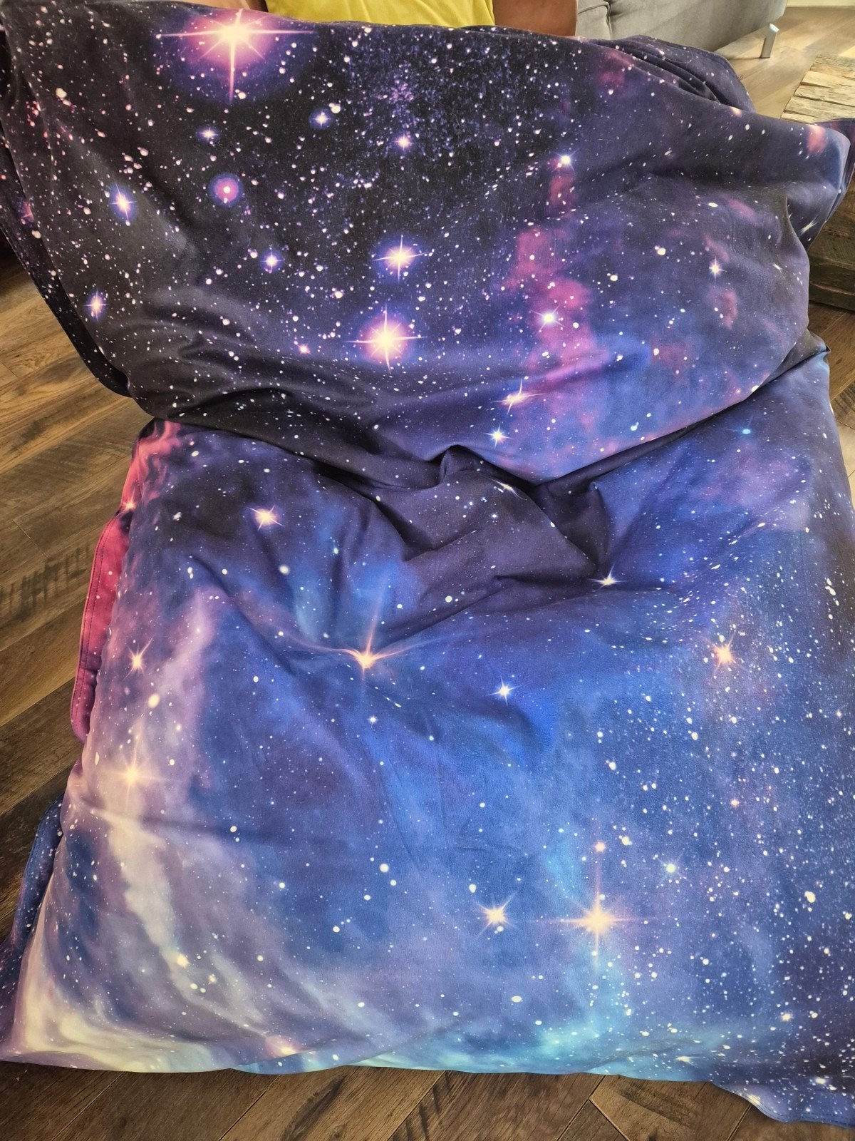 Grote zitzak met galaxy print - Zo goed als nieuw, Ophalen, Zo goed als nieuw