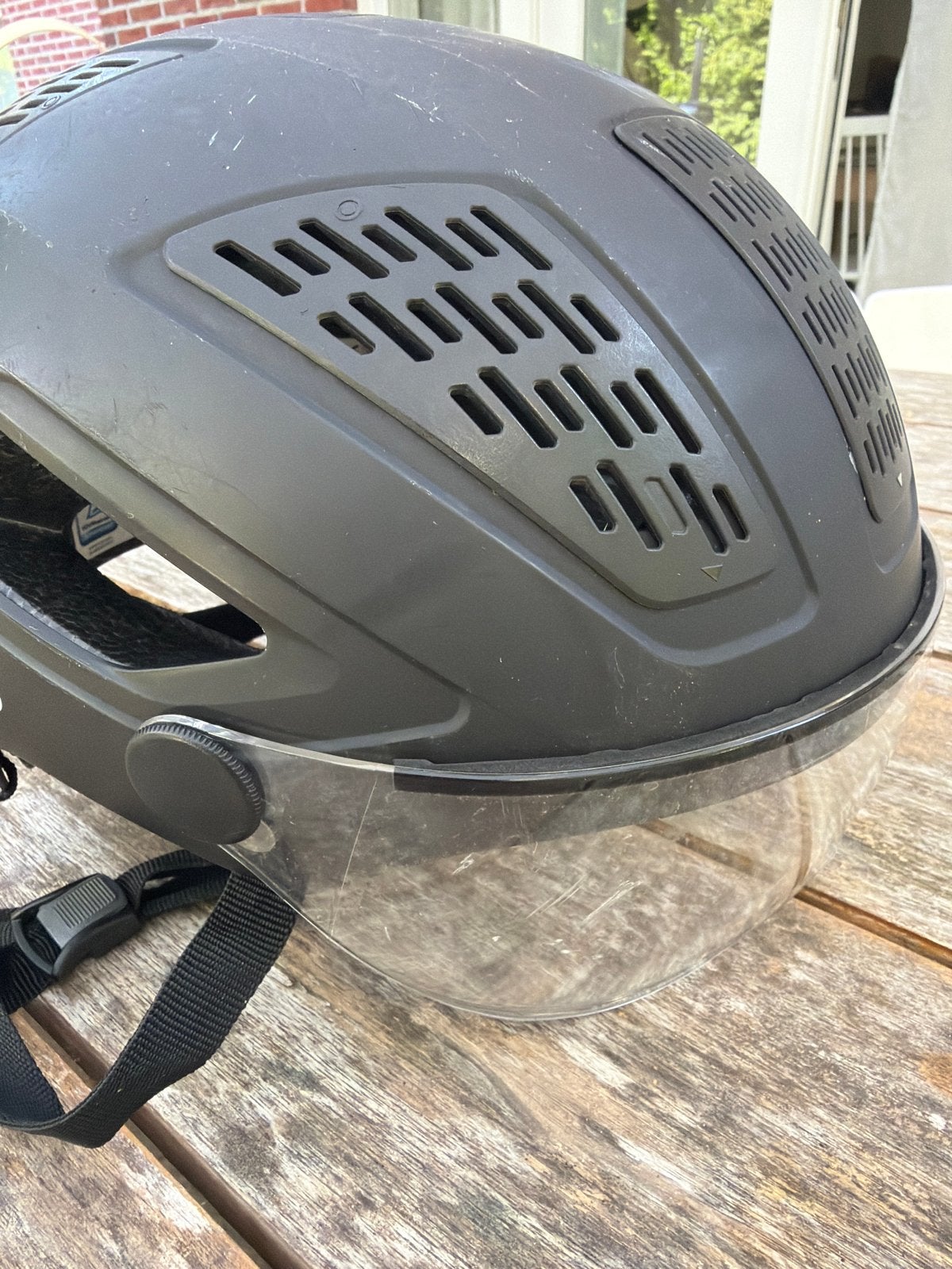 ABUS Hyban 2.0 fietshelm met vizier, Ophalen of Verzenden, Gebruikt, XL, Heer of Dame