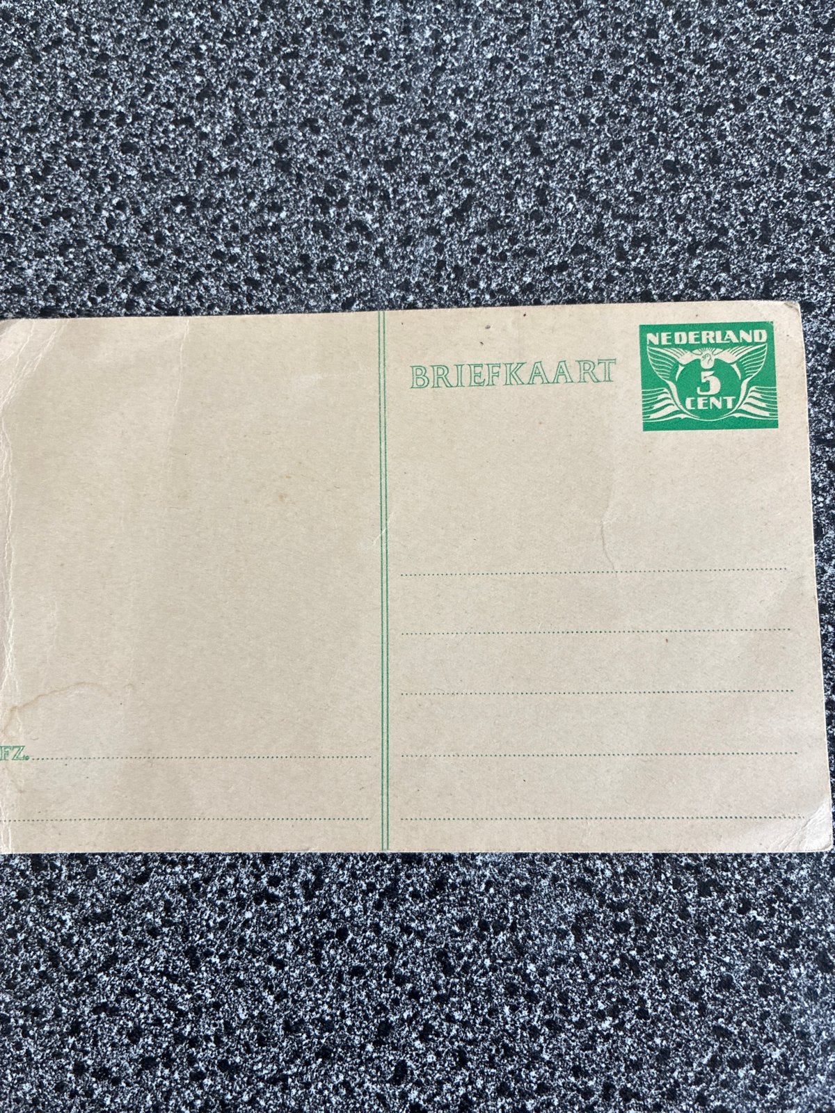 Oude Nederlandse Briefkaart - 5 Cent Postzegel, Ophalen of Verzenden, Voor 1920, Ongelopen