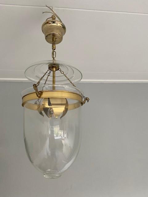 Design glazen portiek / “boerderij lamp “, Ophalen of Verzenden, Glas, Minder dan 50 cm