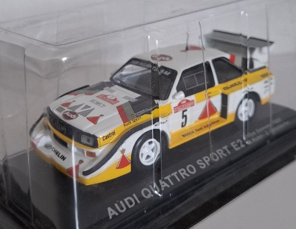 Audi Quattro Sport E2 - 1985 -, Hobby en Vrije tijd, Modelauto's | 1:43, Ophalen of Verzenden, Nieuw, Auto, Overige merken