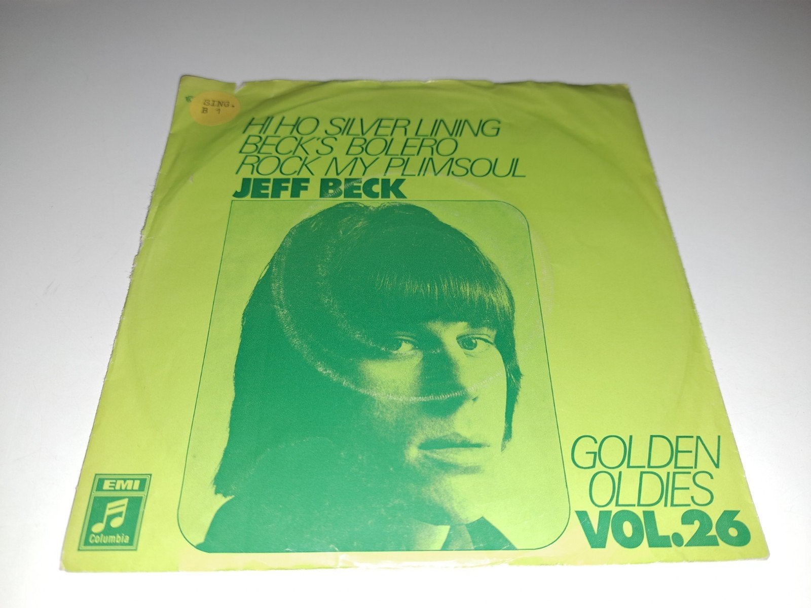7" Jeff Beck : Hi ho silver lining, Verzenden, Zo goed als nieuw, Pop