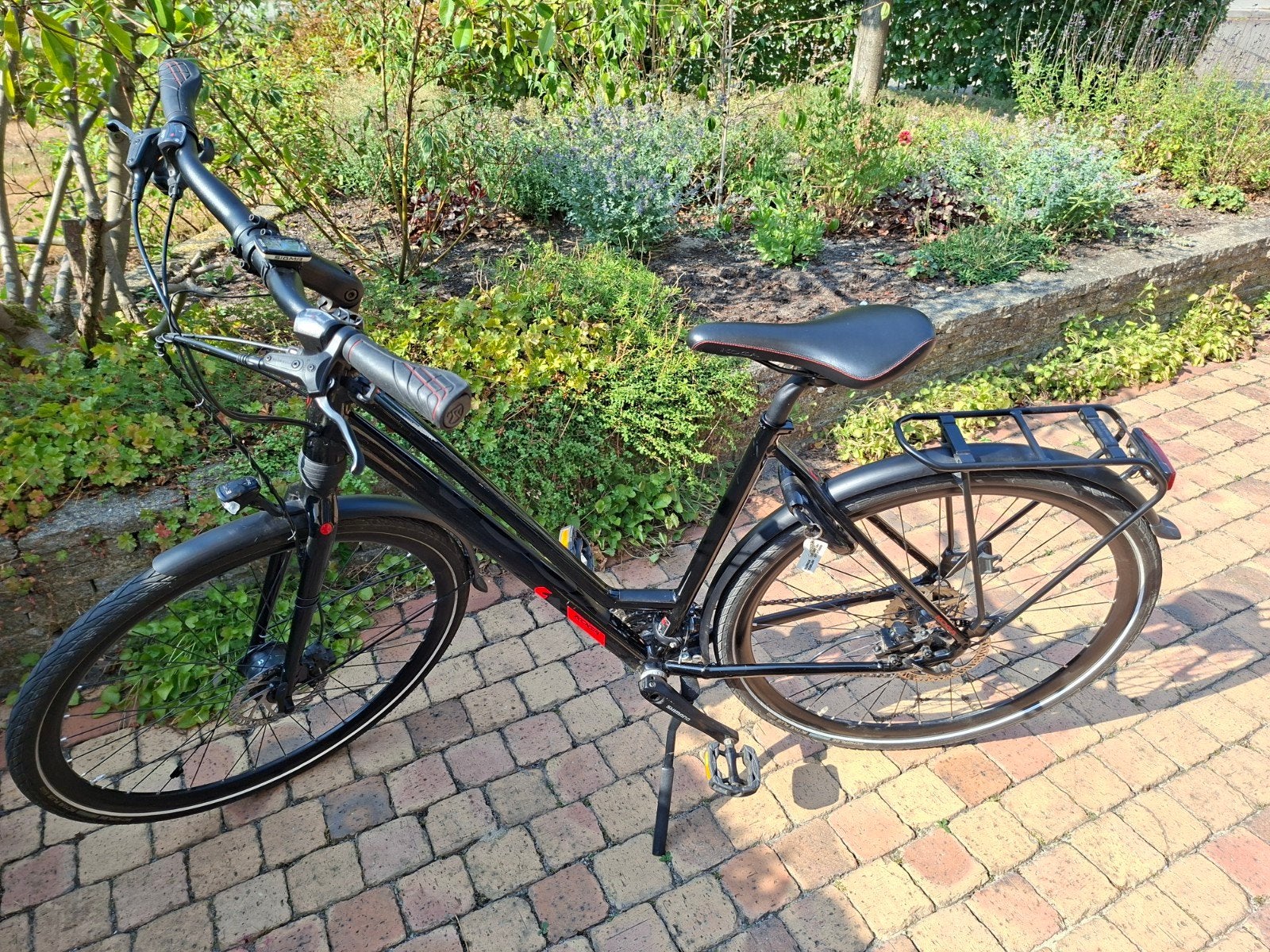 koga f3 5.0 damesfiets maat 53 zwart, 53 tot 56 cm, Versnellingen, Zo goed als nieuw, Schijfrem