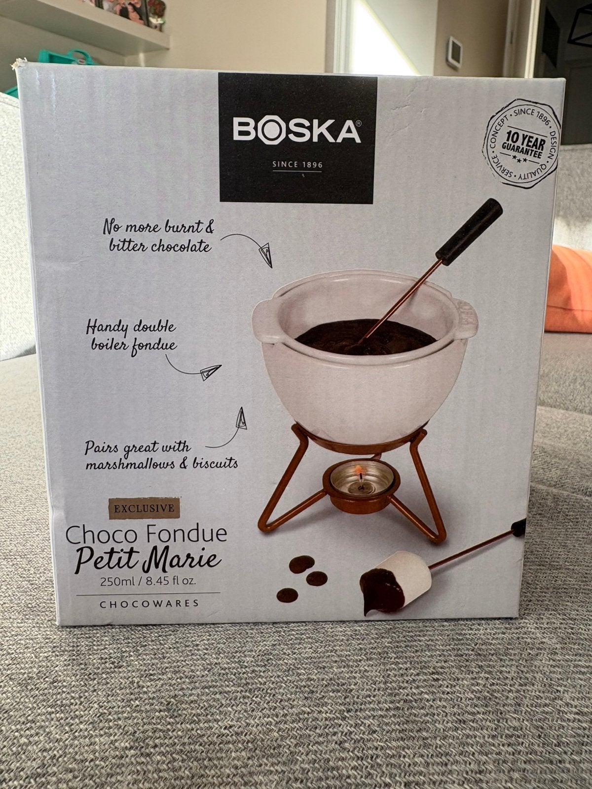 Chocoladefundue - helemaal nieuw, Ophalen of Verzenden, Nieuw, Waxinelicht, Fondueset