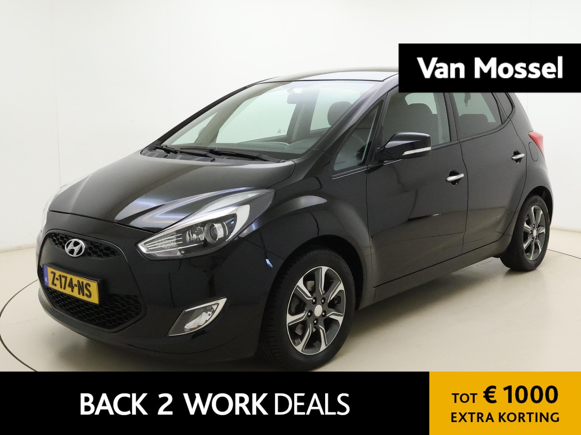 Hyundai ix20 1.6i Go! | Automaat | Parkeersensoren | Lichtme, Auto's, Gebruikt, 1591 cc, 4 cilinders, Zwart