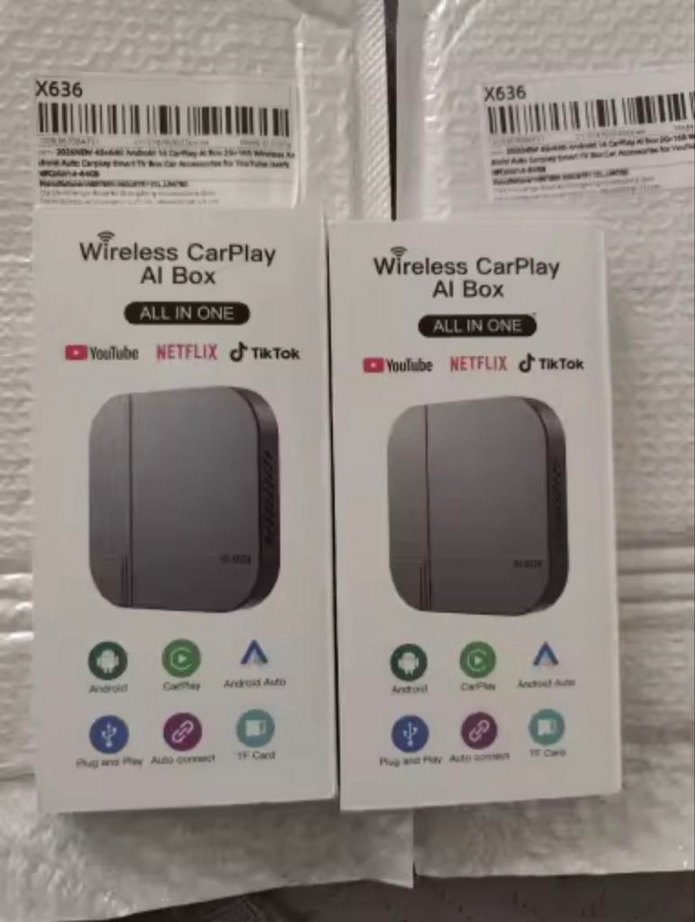 Wireless CarPlay AI Box, Ophalen of Verzenden, Zo goed als nieuw