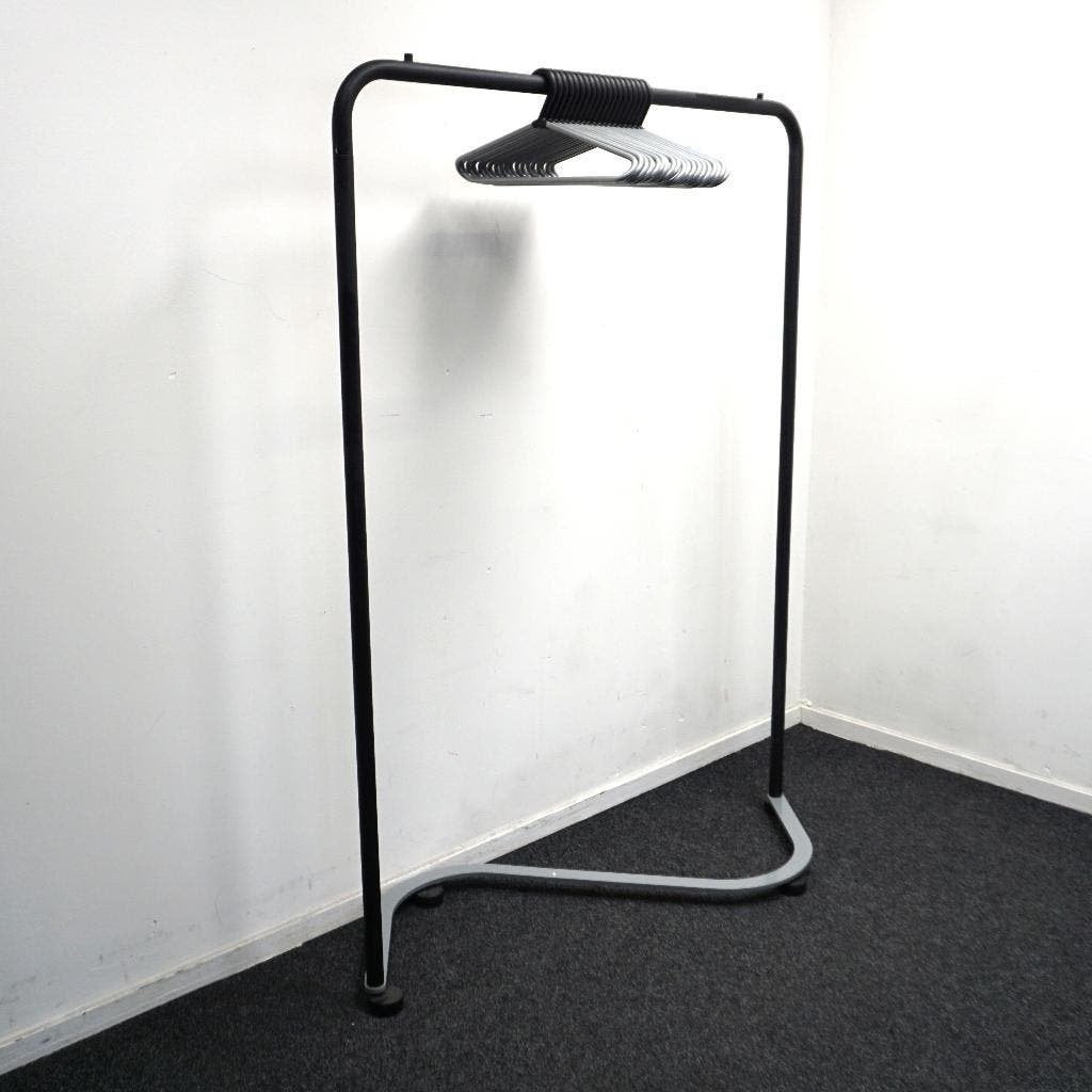 Van Esch Spring DV Verrijdbare Kapstok Metaal Grijs/Zwart, Huis en Inrichting, Woonaccessoires | Kapstokken, Ophalen, Gebruikt