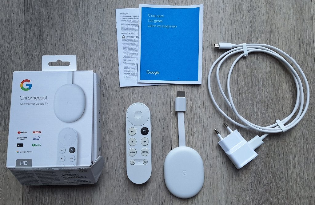 Google Chromecast met TV, Ophalen of Verzenden, Gebruikt, HDMI