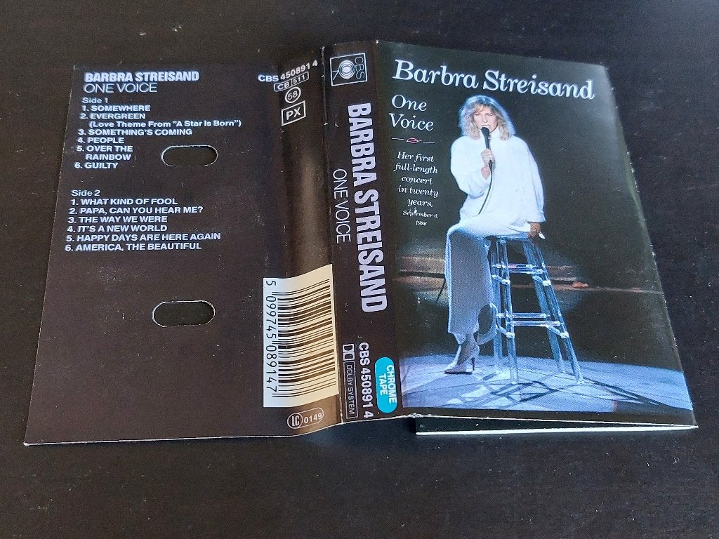 BARBRA STREISAND - ONE VOICE (MC), 1 bandje, Ophalen of Verzenden, Zo goed als nieuw, Origineel