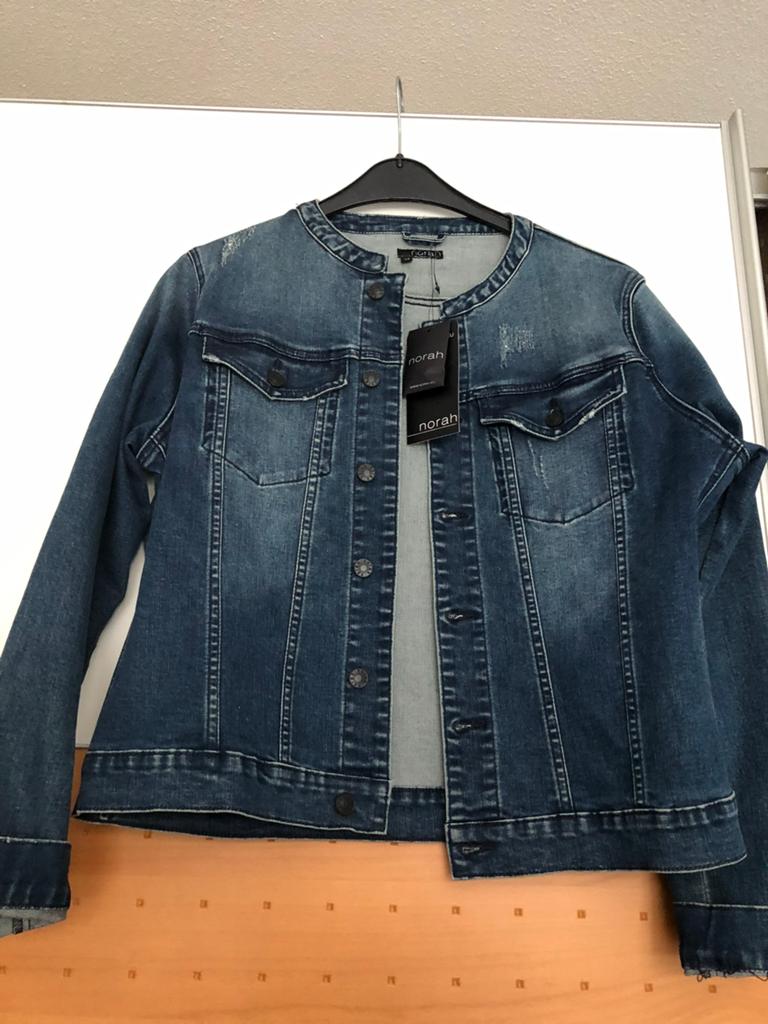 Spijkerjasje norah maat 40, Kleding | Dames, Jassen | Zomer, Ophalen of Verzenden, Zo goed als nieuw, Maat 38/40 (M), Blauw
