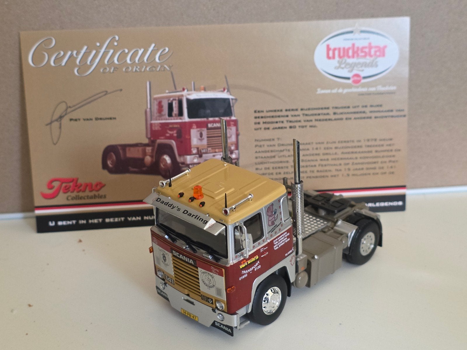 Scania LB141 Piet van Drunen, Ophalen of Verzenden, Nieuw, Bus of Vrachtwagen, Tekno