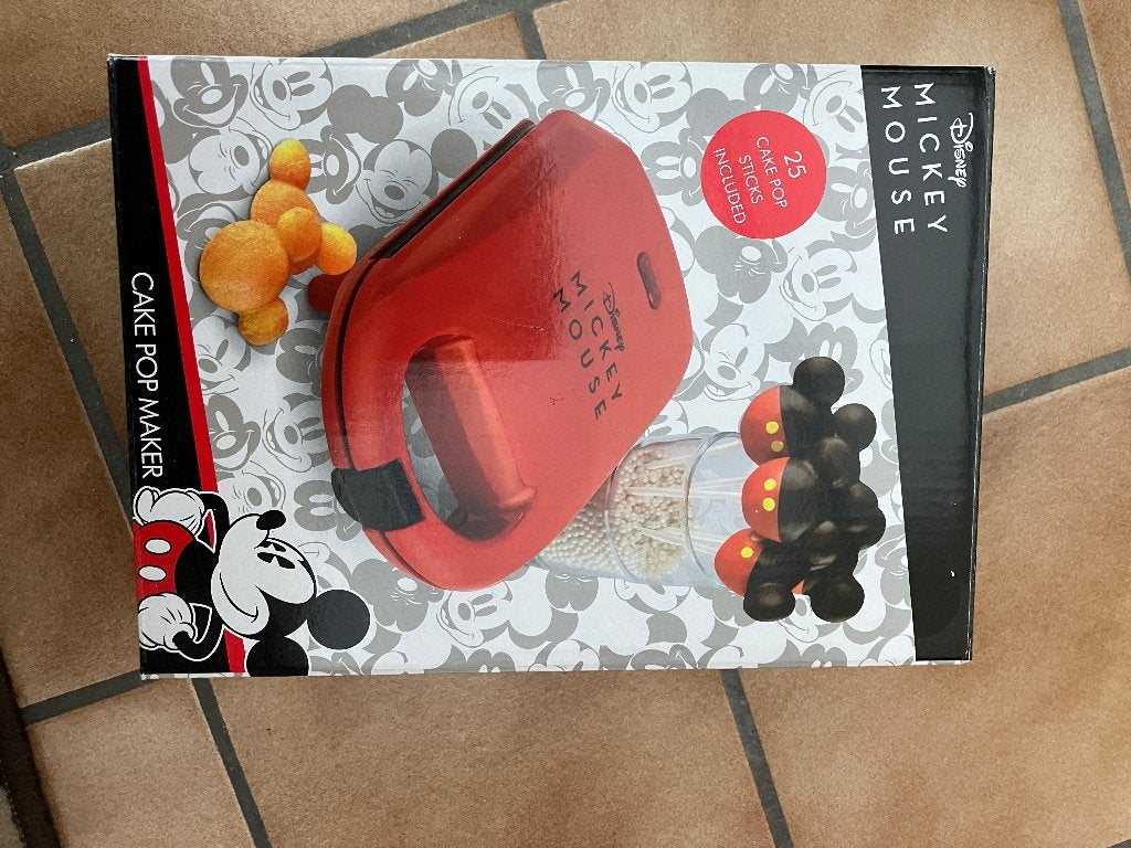 Mickey Mouse ( Disney ) Cake Pop machine maker, Ophalen of Verzenden, Mickey Mouse, Zo goed als nieuw, Overige typen