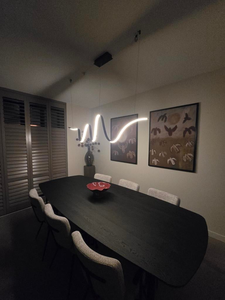 Hanglamp - eettafellamp LED - WAVE, Ophalen, Nieuw, Metaal, 75 cm of meer