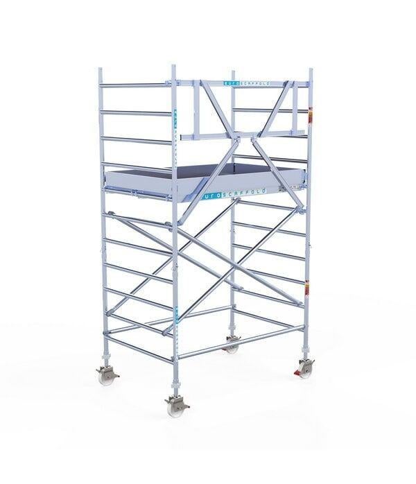 AKTIE  EURO SCAFFOLD  ROLSTEIGER  135 X 250  , 6,20 MTR, Ophalen of Verzenden, Rolsteiger of Kamersteiger, 5 meter of hoger