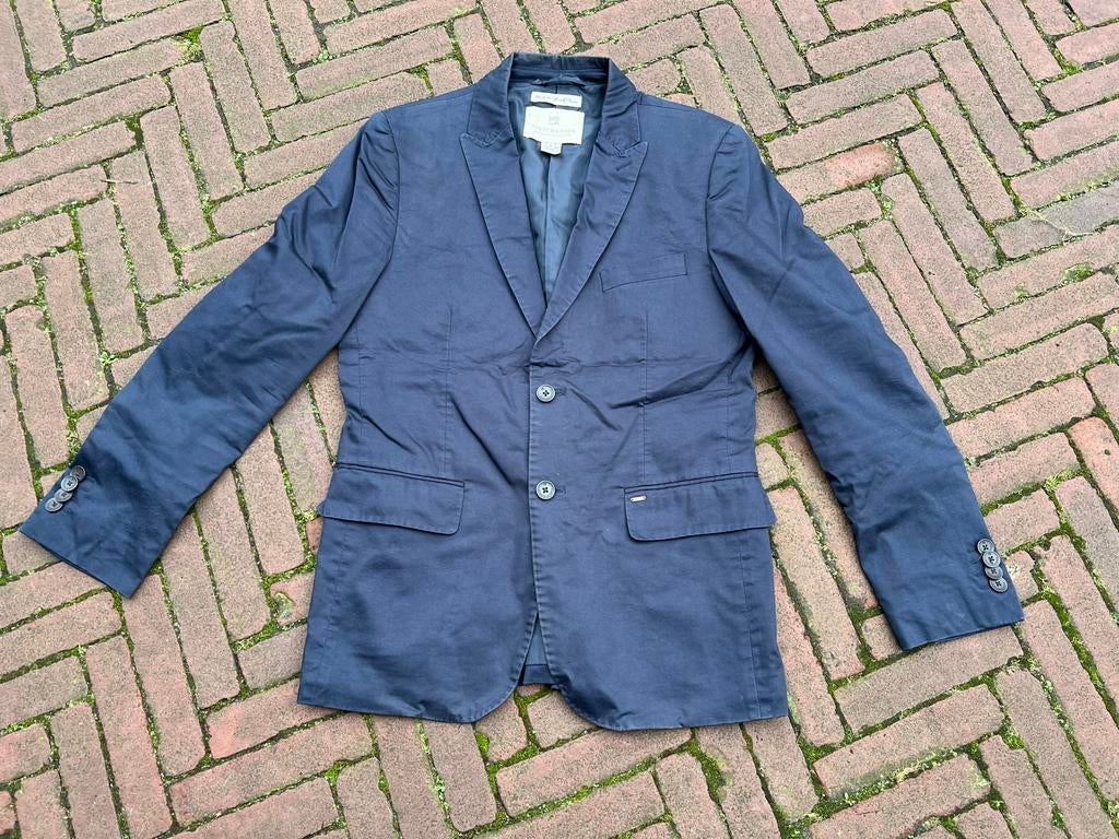 Scotch & Soda Blazer/Jas - Blauw - Maat S/46, Ophalen, Gedragen, Maat 46 (S) of kleiner, Blauw