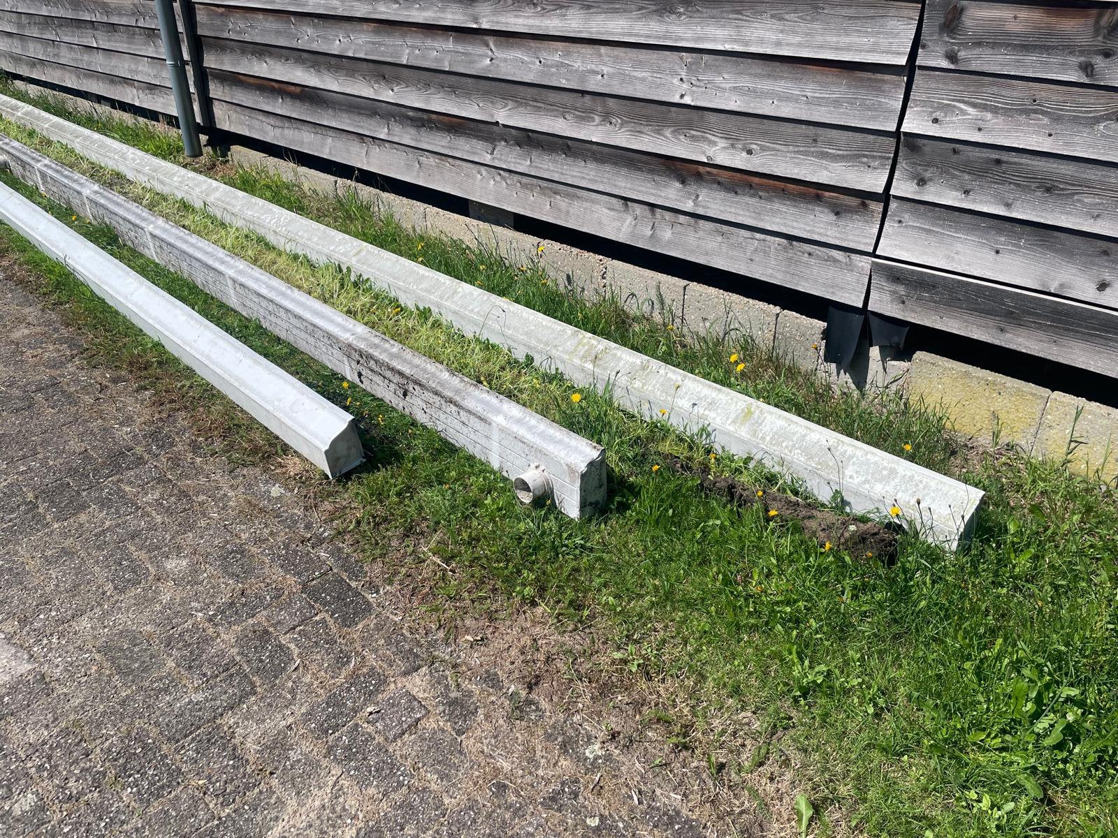 Dakgoot aluminium, Doe-het-zelf en Verbouw, Metalen, Ophalen, Gebruikt, Aluminium