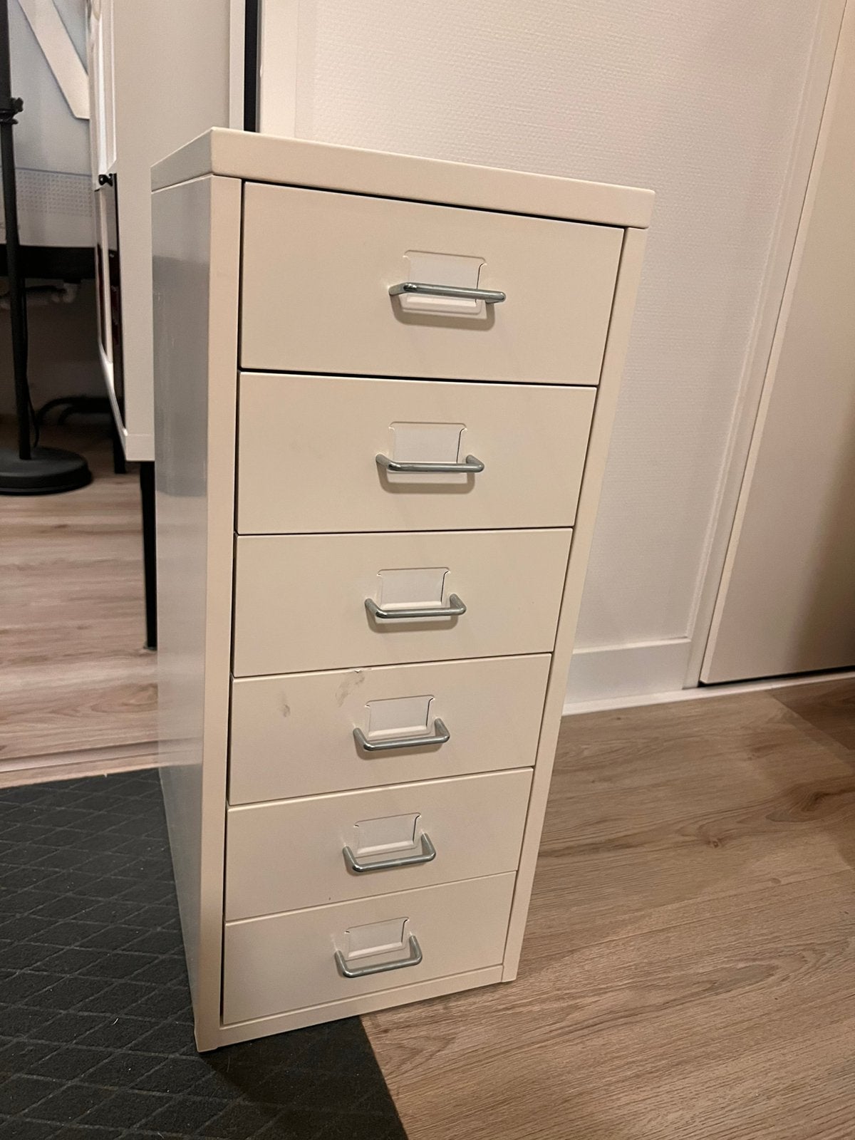 Kastje archiefkast ladekast metaal, Ophalen, Zo goed als nieuw, Minder dan 100 cm, Metaal