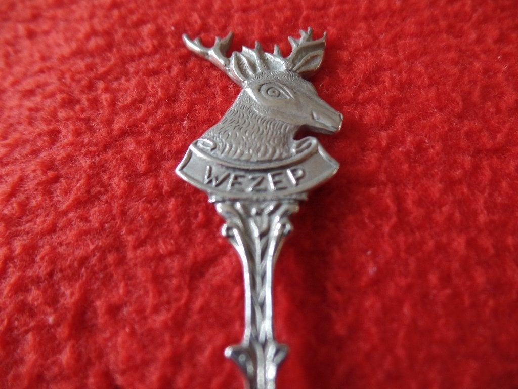 Oud lepeltje – Hertenkop – Wezep, Ophalen of Verzenden