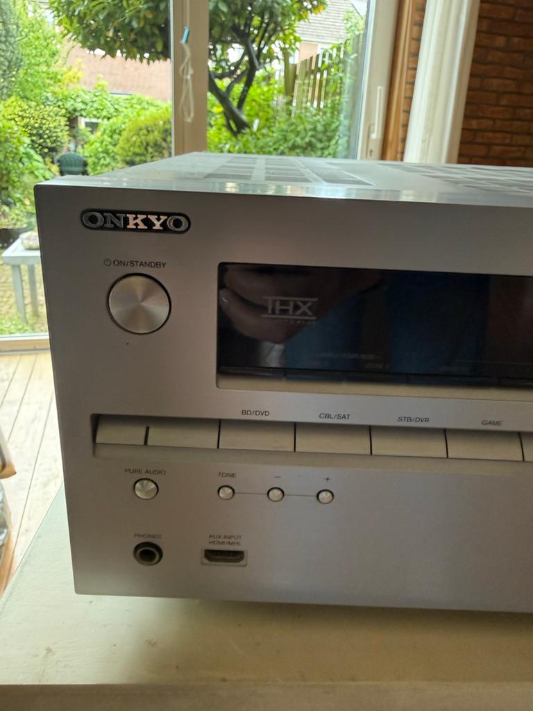 Onkyo TX-NR717 AV Receiver en BD-SP809 Blu-ray Speler, Audio, Tv en Foto, Blu-ray-spelers, Ophalen, Gebruikt, Overige merken, Wi-Fi