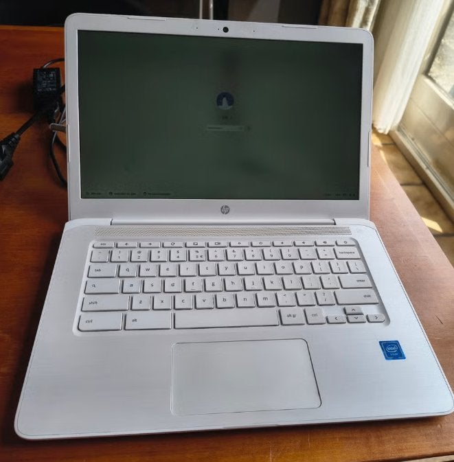 HP Chromebook 14 wit - Model 7265NGW, Computers en Software, Ophalen, Qwerty, 32 GB of minder, Hp